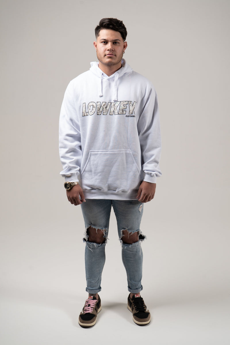 Hustler's Ambition Hoodie White