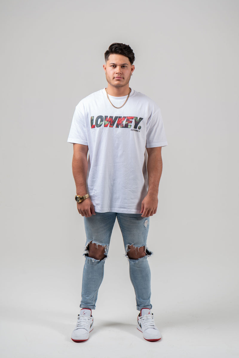 Red Roses T-Shirt White